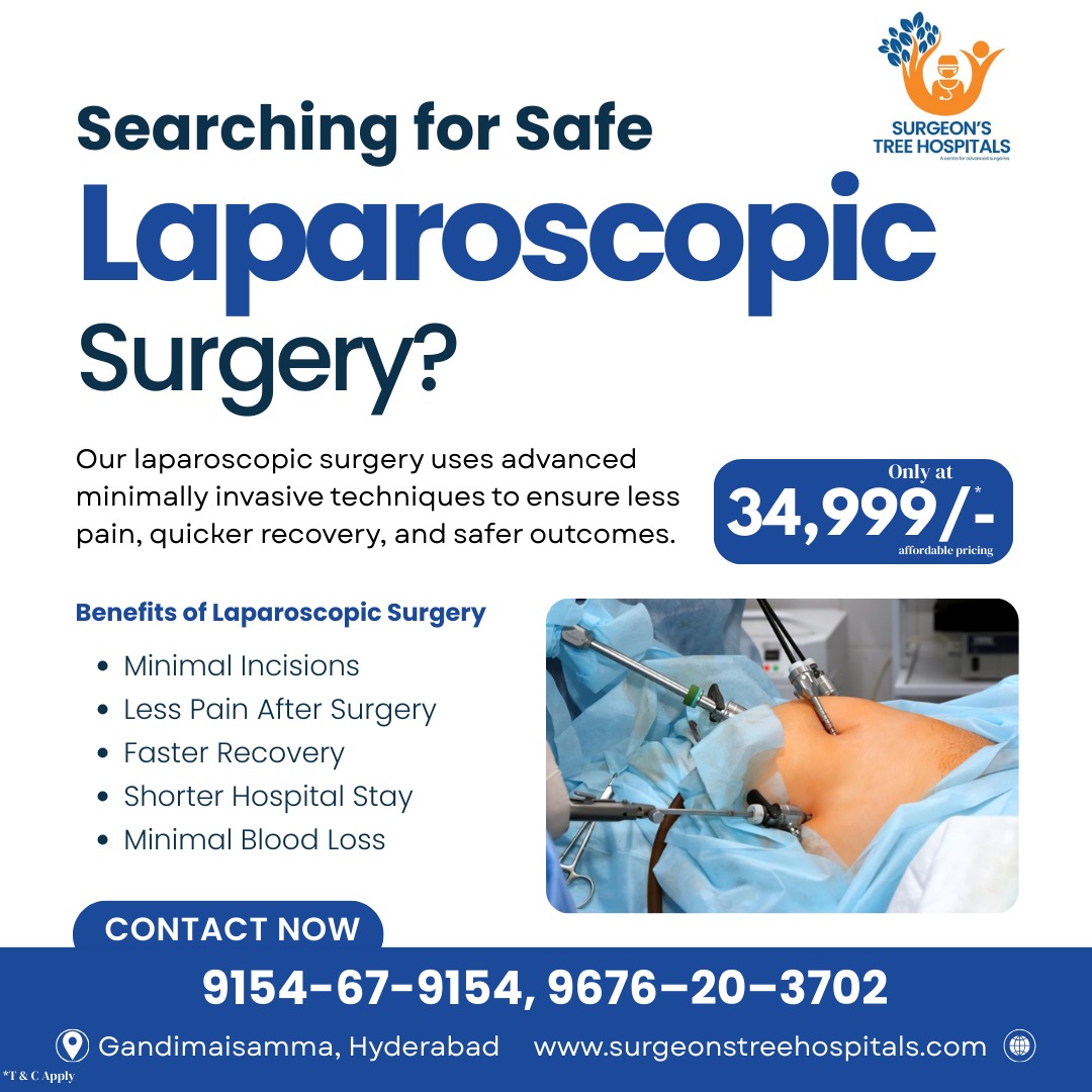 affordable laparoscopic surgery in Hyderabad near me”