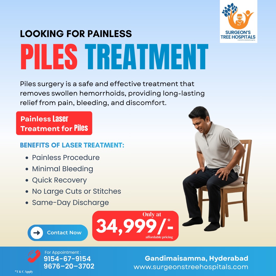 Laser Piles Treatment Hospital Near Me in Hyderabad