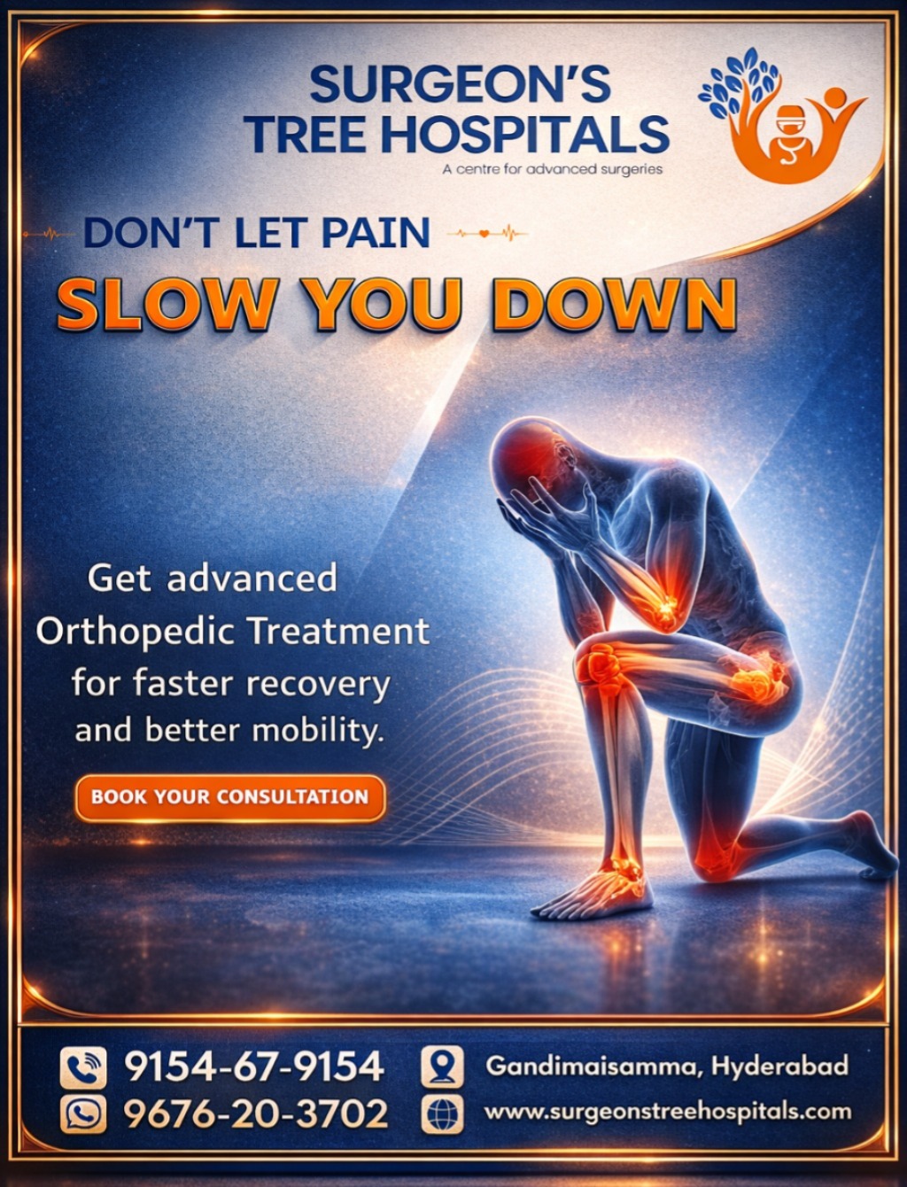 Best Orthopedic and Joint Replacement Surgery in Hyderabad – Advanced Bone & Joint Care