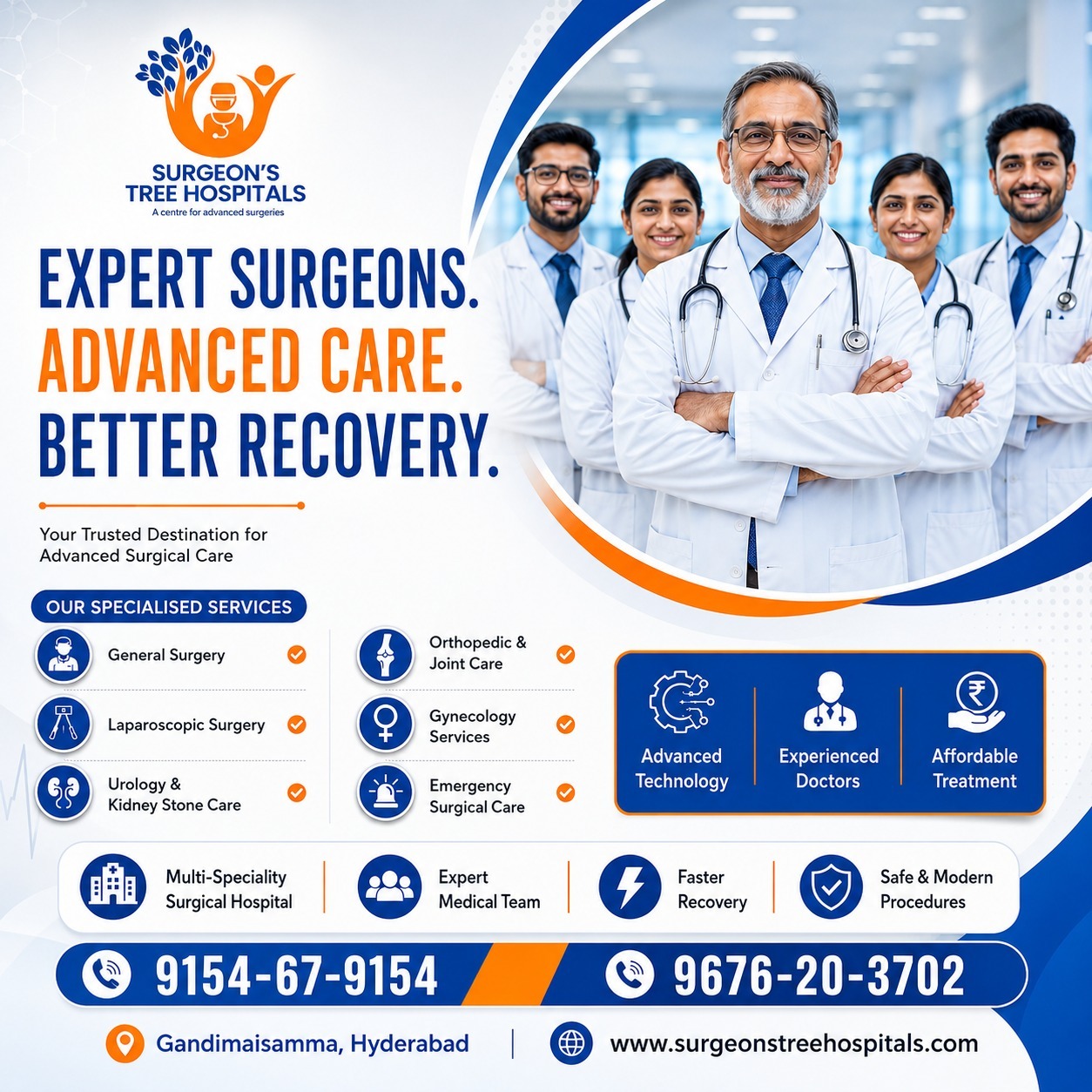 General Surgery Hospital in Gandimaisamma | Advanced Surgical Care at Surgeons Tree