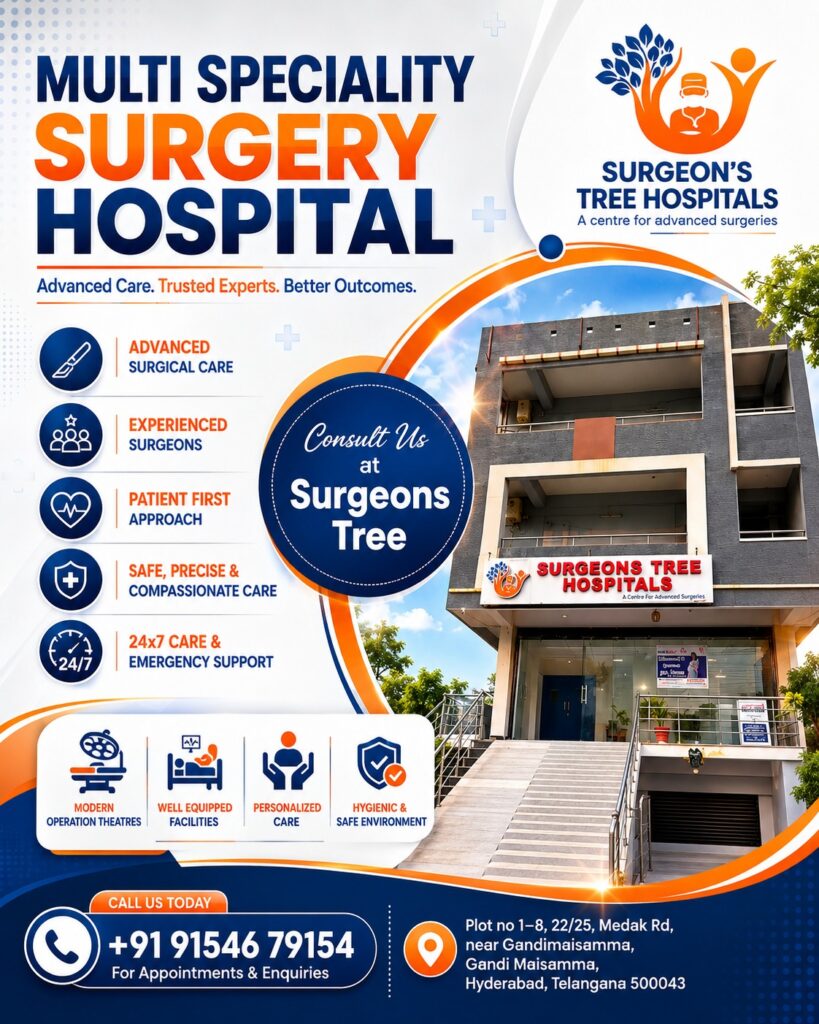 Top Surgical Hospital with Experienced Surgeons Hyderabad